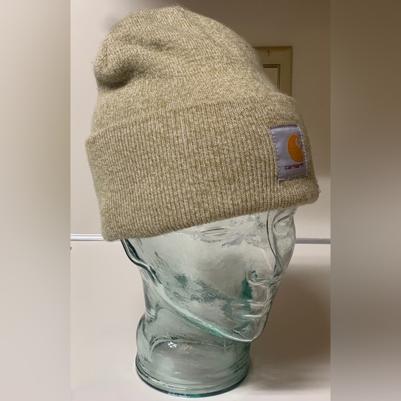 Adult Unisex One Size Guacamole Heather CARHARTT Watch Cap Cuffed Beanie Hat - Picture 4 of 12